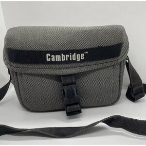 Cambridge Camera Bag‎ Repositionable Padded Inserts Gray Tweed Durable Stylish